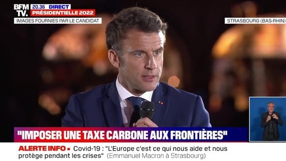 "Elle fait ce qu'on fait en Hongrie" : Emmanuel Macron tacle Marine Le Pen après ses propos sur "Quotidien"