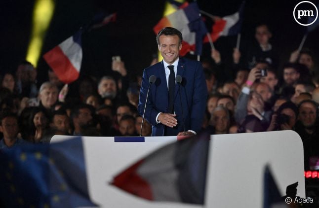 Emmanuel Macron hier