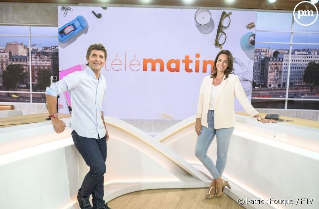 "Télématin" sur France 2 avec Julia Vignali et Thomas Sotto.