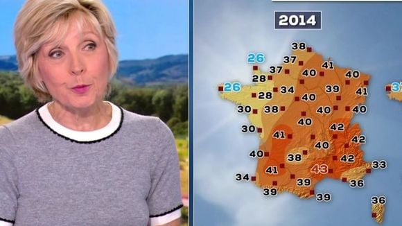 Météo : Évelyne Dhéliat dévoile sur TF1 de nouvelles températures suffocantes qui attendent la France en 2050