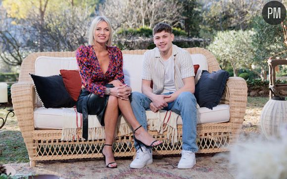 Aurélie et Gotty, candidats de "Ma mère, ton père, l'amour et moi" sur TF1.