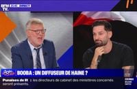 Laurent Ruquier reçoit Hugo Manos ce mardi 3 octobre 2023 sur BFMTV.