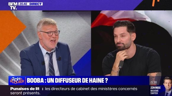 Laurent Ruquier reçoit Hugo Manos ce mardi 3 octobre 2023 sur BFMTV.