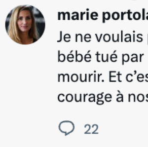 Marie Portolano annonce son retrait de X, le nouveau nom de Twitter.