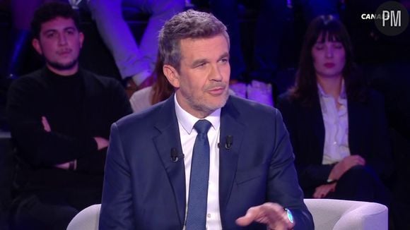 Hervé Mathoux dans le "Canal Champions Club" sur Canal+ le mercredi 13 décembre 2023