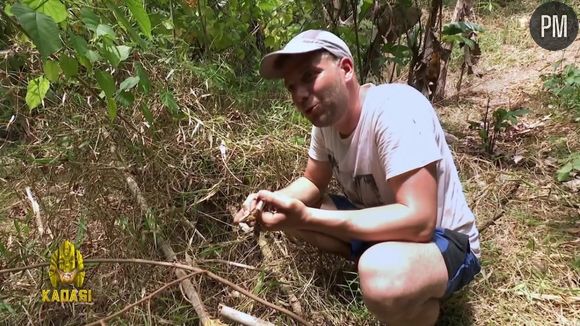 Steve, candidat de "Koh-Lanta" 2024, trouve un collier d'immunité dans l'épisode diffusé le mardi 13 février.