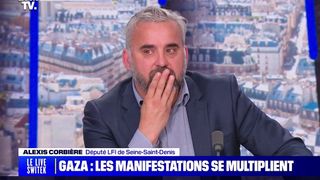 "Je n'ai pas envie de me nourrir de l'horreur" : Emu aux larmes sur BFMTV, Alexis Corbière ne veut pas voir le film d'Aymeric Caron sur Gaza