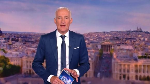 Gilles Bouleau au "20 Heures" de TF1 le lundi 26 août 2024.