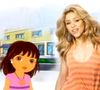 Shakira et Dora L'exploratrice en duo