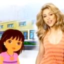Shakira et Dora L'exploratrice en duo