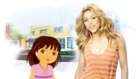 Shakira et Dora L'exploratrice en duo