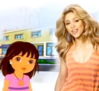 Shakira et Dora L'exploratrice en duo