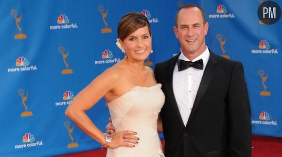 Mariska Hargitay et Christopher Meloni aux Emmy Awards 2010