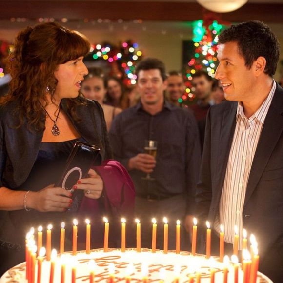 Adam Sandler et Katie Holmes dans le film "Jack et Julie" (2011).