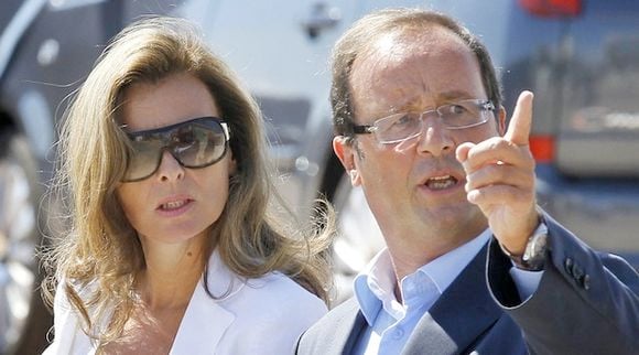 Valérie Trierweiler et François Hollande, en août 2010