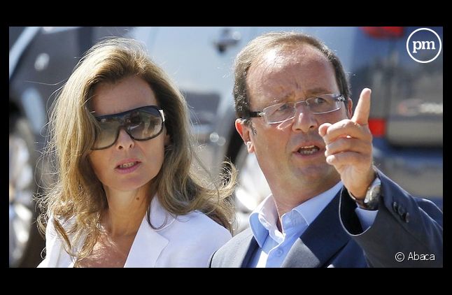 Valérie Trierweiler et François Hollande, en août 2010<br />