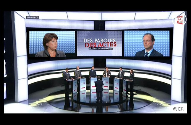 François Hollande et Martine Aubry, grands vainqueurs du débat PS selon la presse.