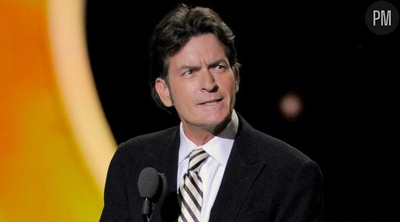 Charlie Sheen lors des 63ème Emmy Awards