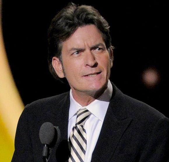 Charlie Sheen lors des 63ème Emmy Awards