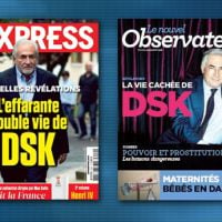 L'Express et Le Nouvel Obs font leur Une sur "la vie cachée" de DSK