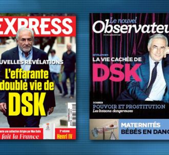 Les Unes du Nouvel Observateur et de L'Express.