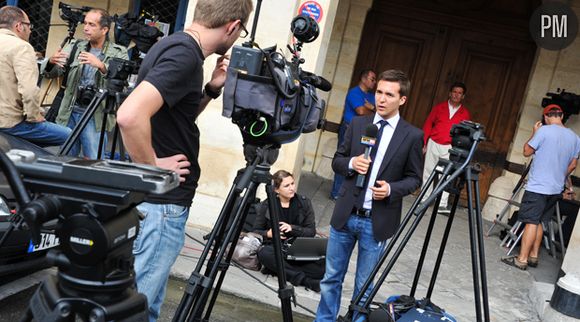 Les journalistes ont campé pendant de longues journée devant le domicile du couple à leur retour de New York.