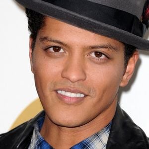 Bruno Mars lors de l'annonce des nominations aux Grammy Awards 2012