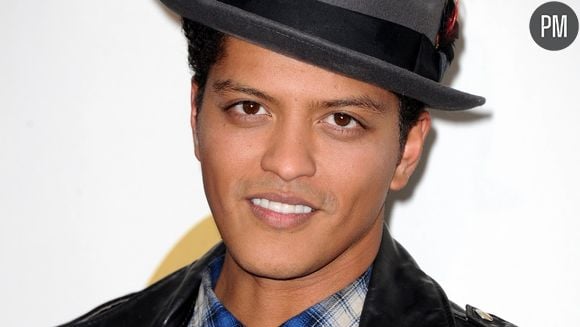 Bruno Mars lors de l'annonce des nominations aux Grammy Awards 2012