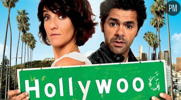 Florence Foresti et Jamel Debouzze sur l'affiche de "Hollywoo"