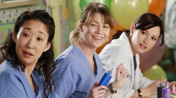 Sandra Oh, Ellen Pompeo et Chyler Leigh dans "Grey's Anatomy"