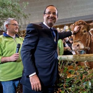 François Hollande au salon de l'agriculture, en 2012.