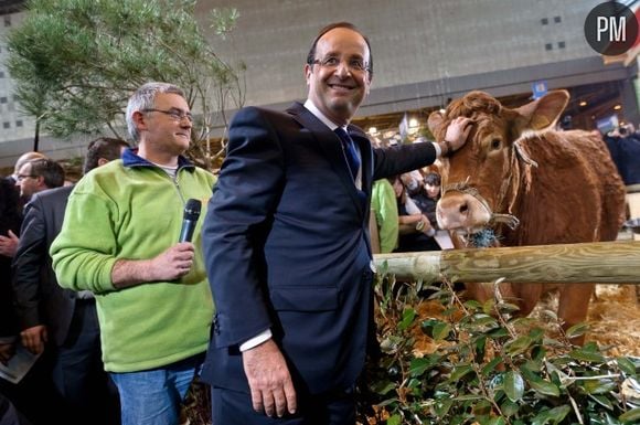 François Hollande au salon de l'agriculture, en 2012.