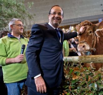 François Hollande au salon de l'agriculture, en 2012.