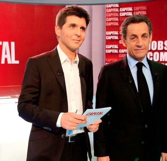 Thomas Sotto et Nicolas Sarkozy