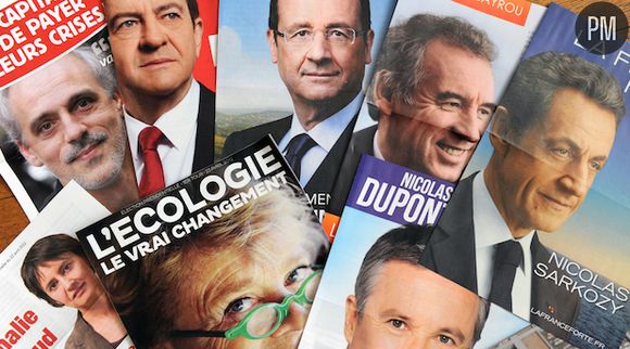 Les candidats à l'élection présidentielle 2012