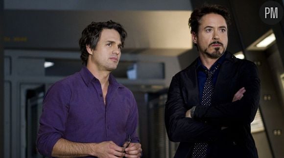 Mark Ruffalo et Robert Downey, JR. dans "Avengers"