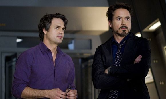 Mark Ruffalo et Robert Downey, JR. dans "Avengers"