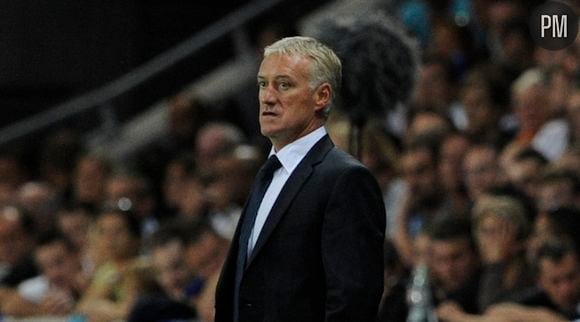 Didier Deschamps, capitaine de l'équipe de France de football.