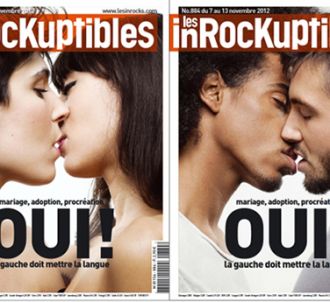 La double Une des Inrocks consacrée au mariage gay.