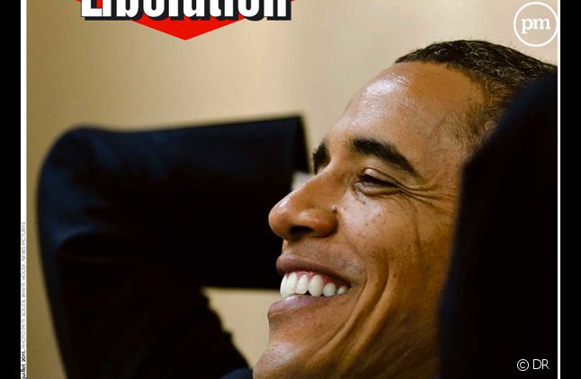 La Une de Libération consacréé à la réélection de Barack Obama.