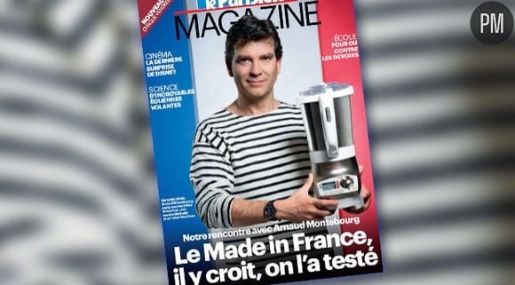 Arnaud Montebourg et sa marinère, le 18 octobre 2012 dans Le Parisien Magazine.