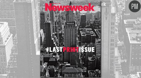 "Last print issue", la dernière Une de Newsweek avant son basculement 100% numérique, le 31 décembre 2012.