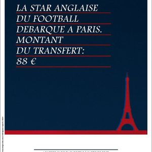 Eurostar ironise sur l'arrivée de Beckham au PSG