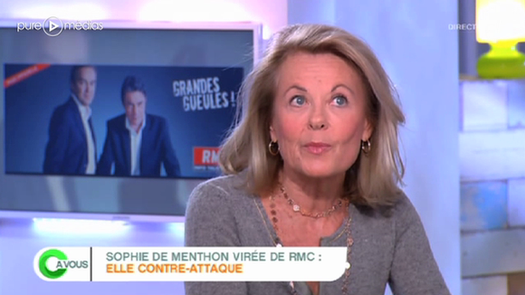 Sophie de Menthon, virée de RMC : "Pourquoi cette mise à mort médiatique ?"