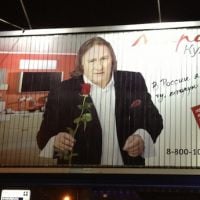 Gerard Depardieu continue à faire de la publicité en Russie