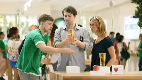 Pub : Une marque de cidre se moque des Apple Stores