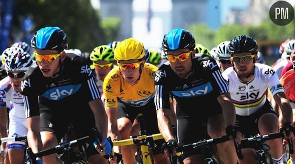 Bradley Wiggins, vainqueur du Tour de France 2012