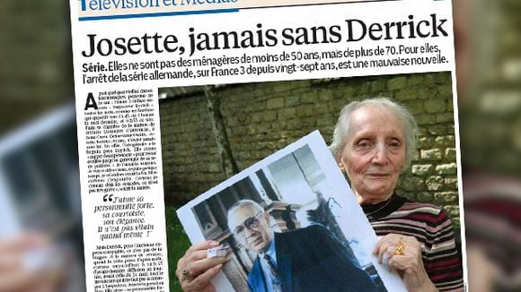 "Le Parisien" a rencontré Josette, 81 ans, fan éplorée de "Derrick"