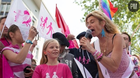 Frigide Barjot, figure de proue des opposants au mariage gay.