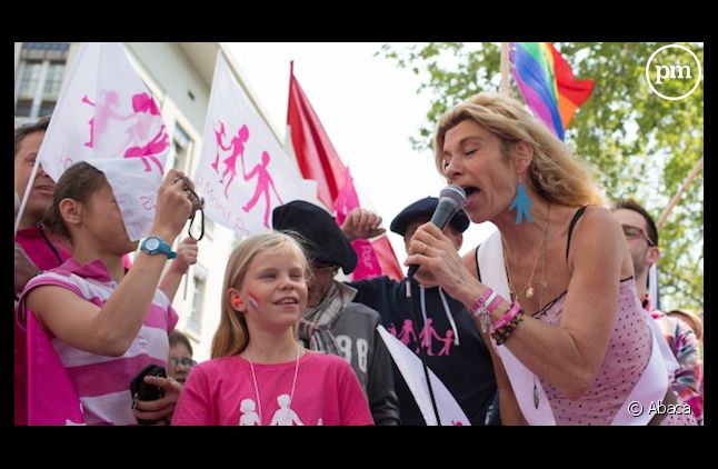 <span>Frigide Barjot, figure de proue des opposants au mariage gay.</span>
